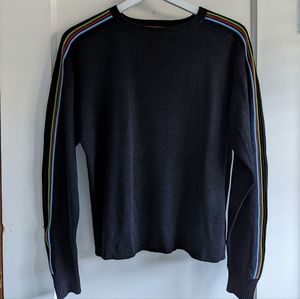 Vintage Spill Skate Striped Sleeve Sweater